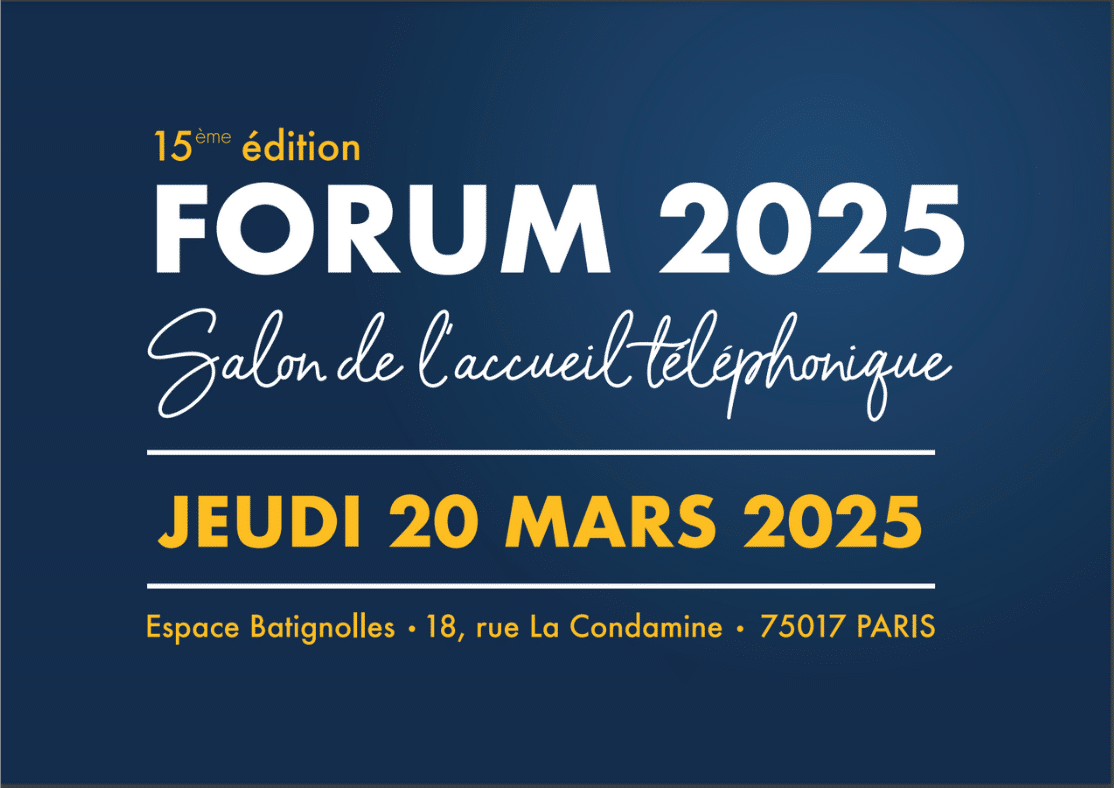 forum 2025 Salon de l'accueil téléphonique